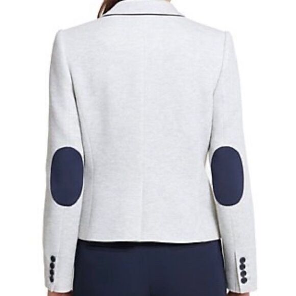 Tommy Hilfiger Button Knit Jacket w/ Elbow Patches - Picture 2 of 8